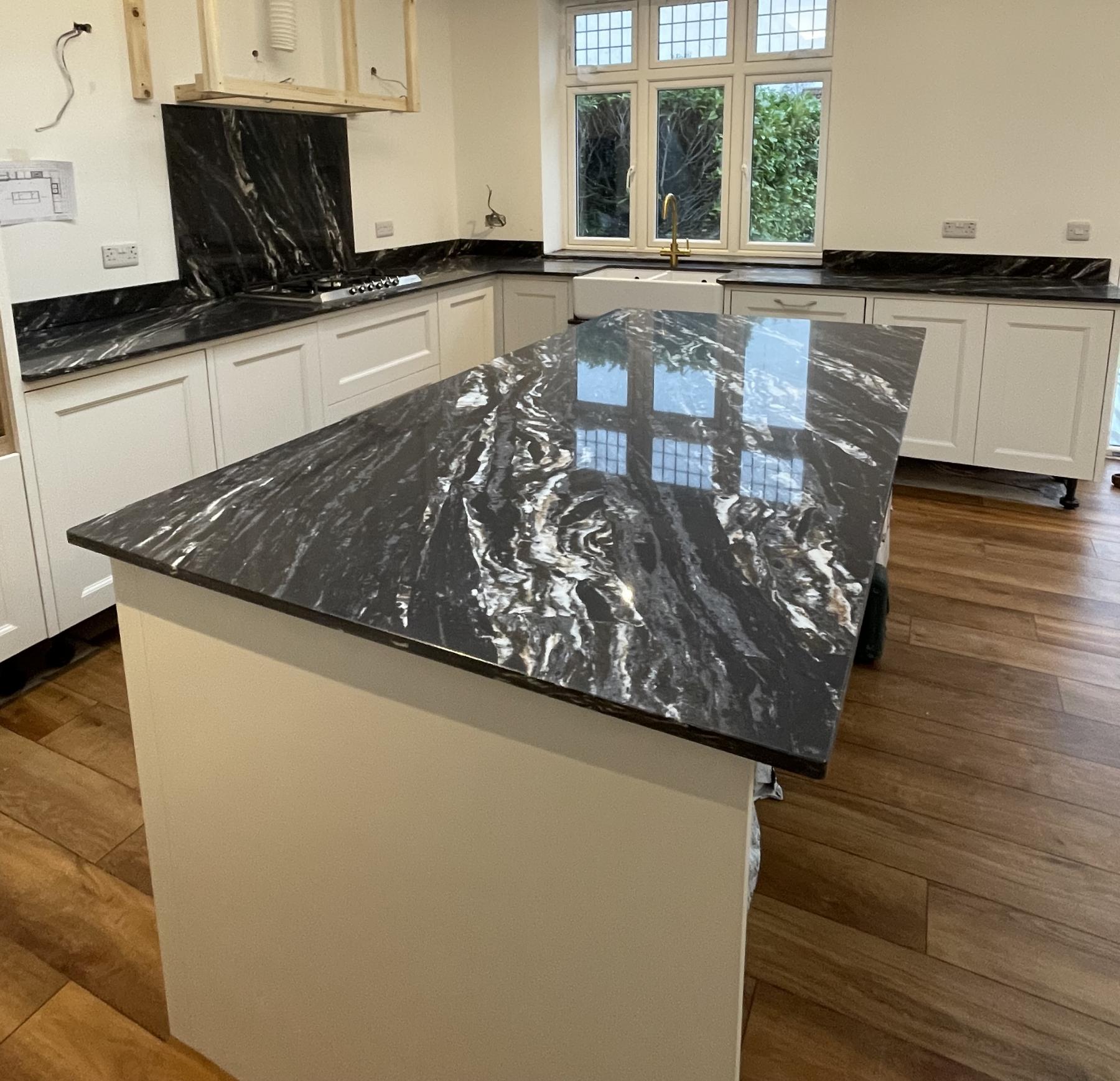 Nebula Gold Island Project Letchworth matt and polished