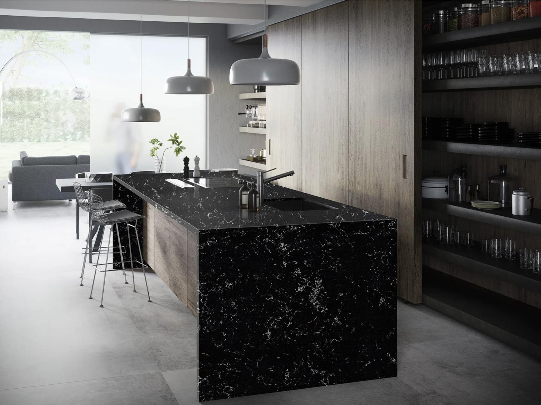 Carrara Noir Island 