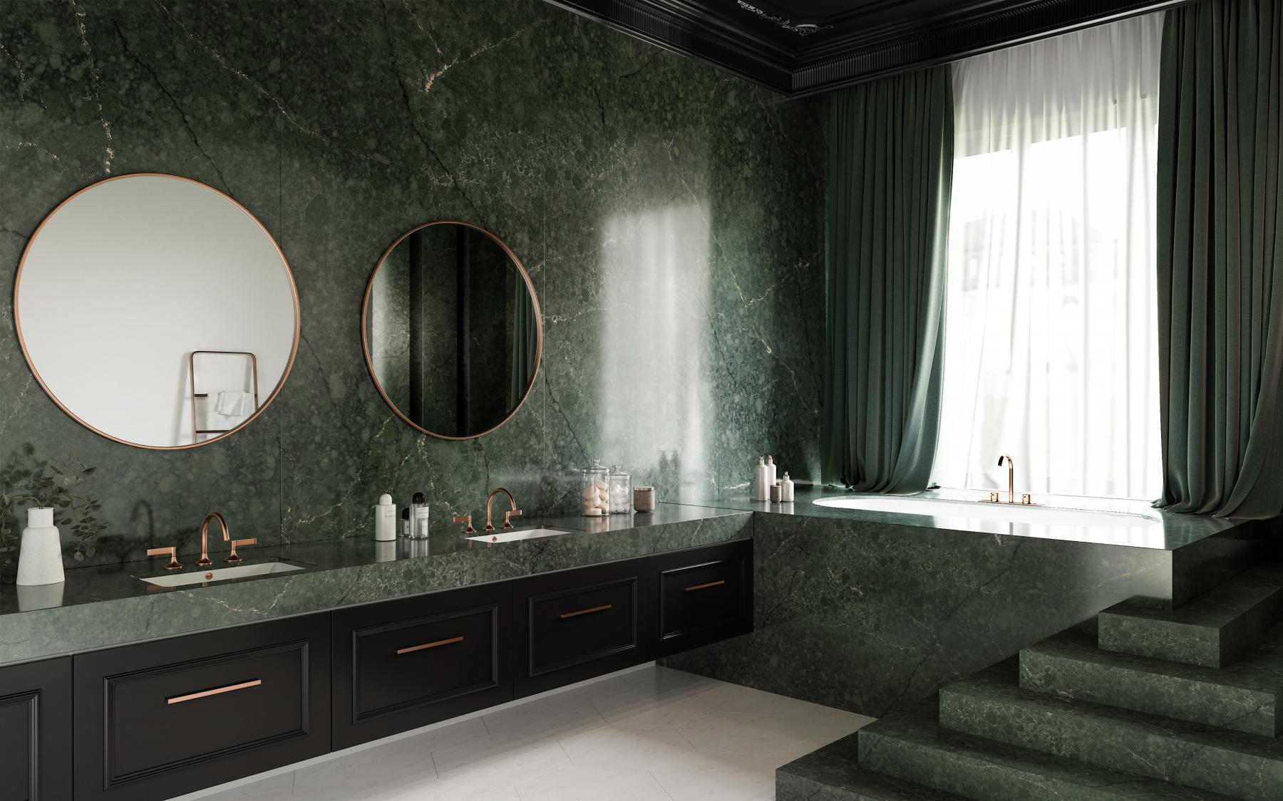 Jardin Emerald bathroom 