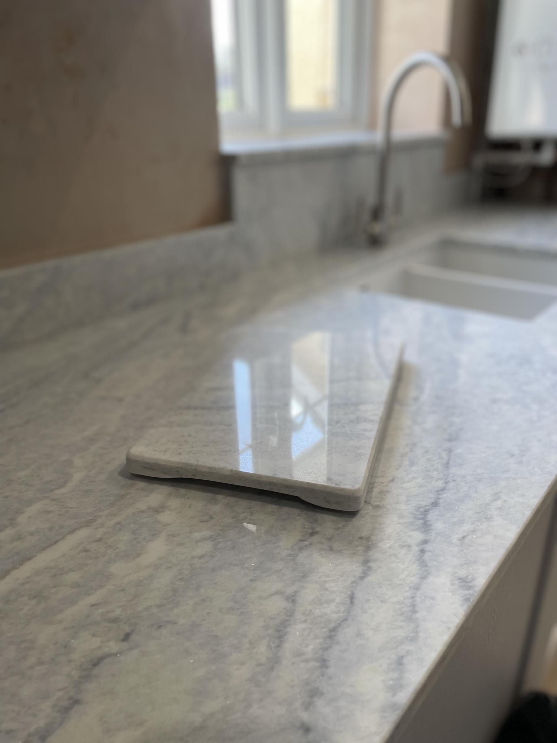 Pacific Blue worktop Project: Letchworth polished
