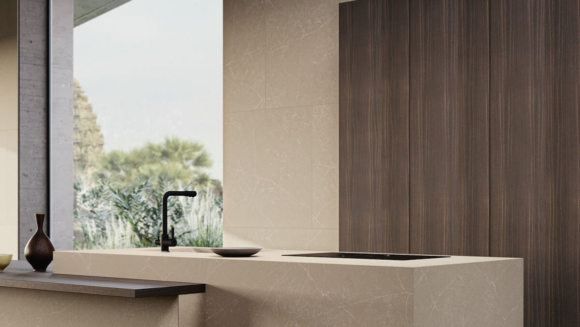 Mahal bathroom surfaces polished and matt