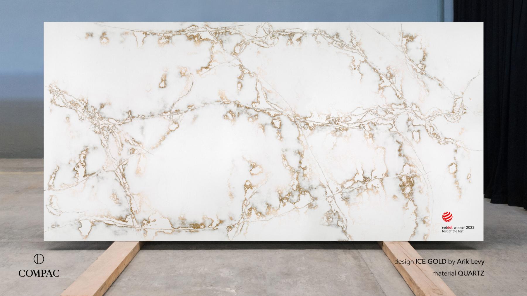 Ice Gold slab polished