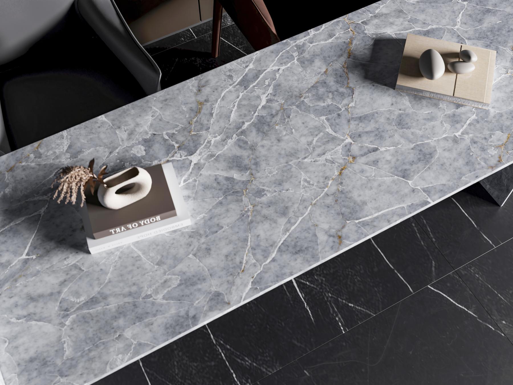 Amonzonite Gris Worktop polished, backlit