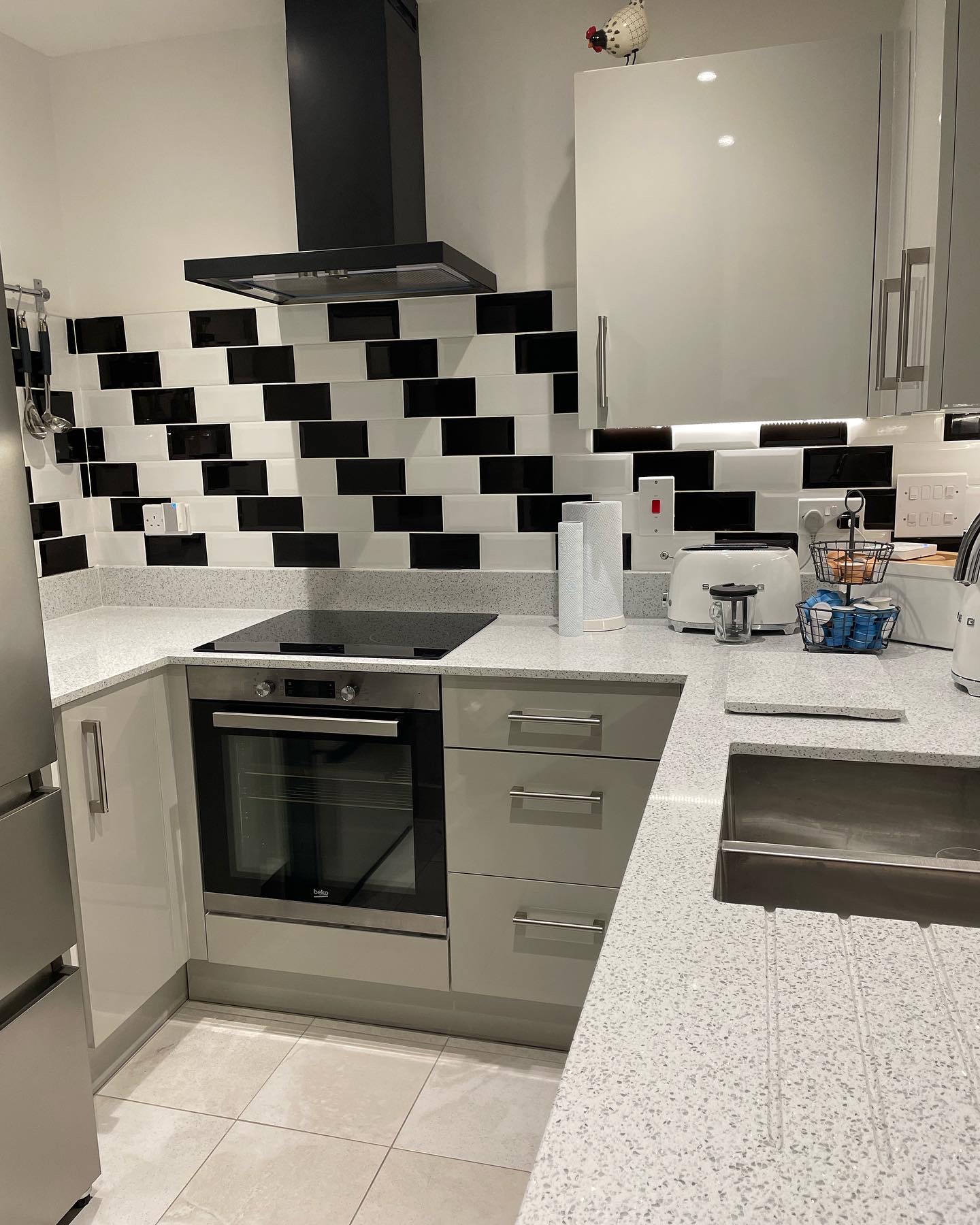 Gliiter Branco worktop 