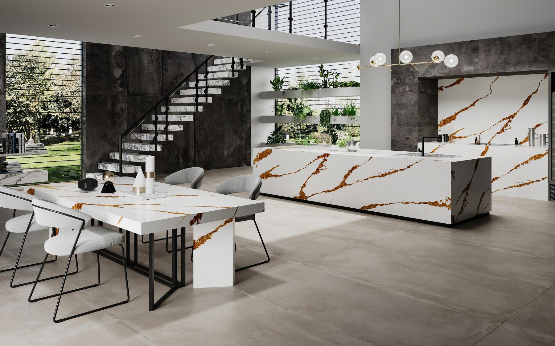 Glitter Lava surface polished