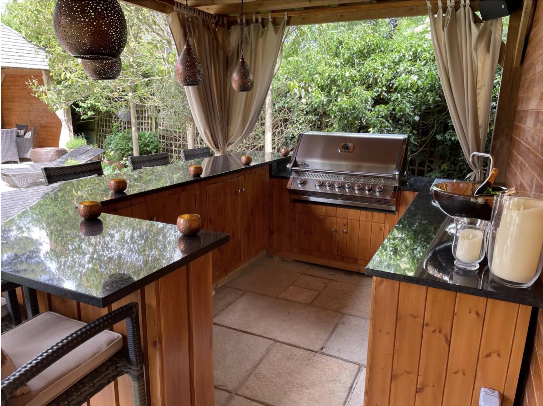 How To Transform Your Garden into a Luxury Outdoor Kitchen Oasis How to choose a weather-proof, luxury stone surface that creates a seamless flow from your home to your garden.