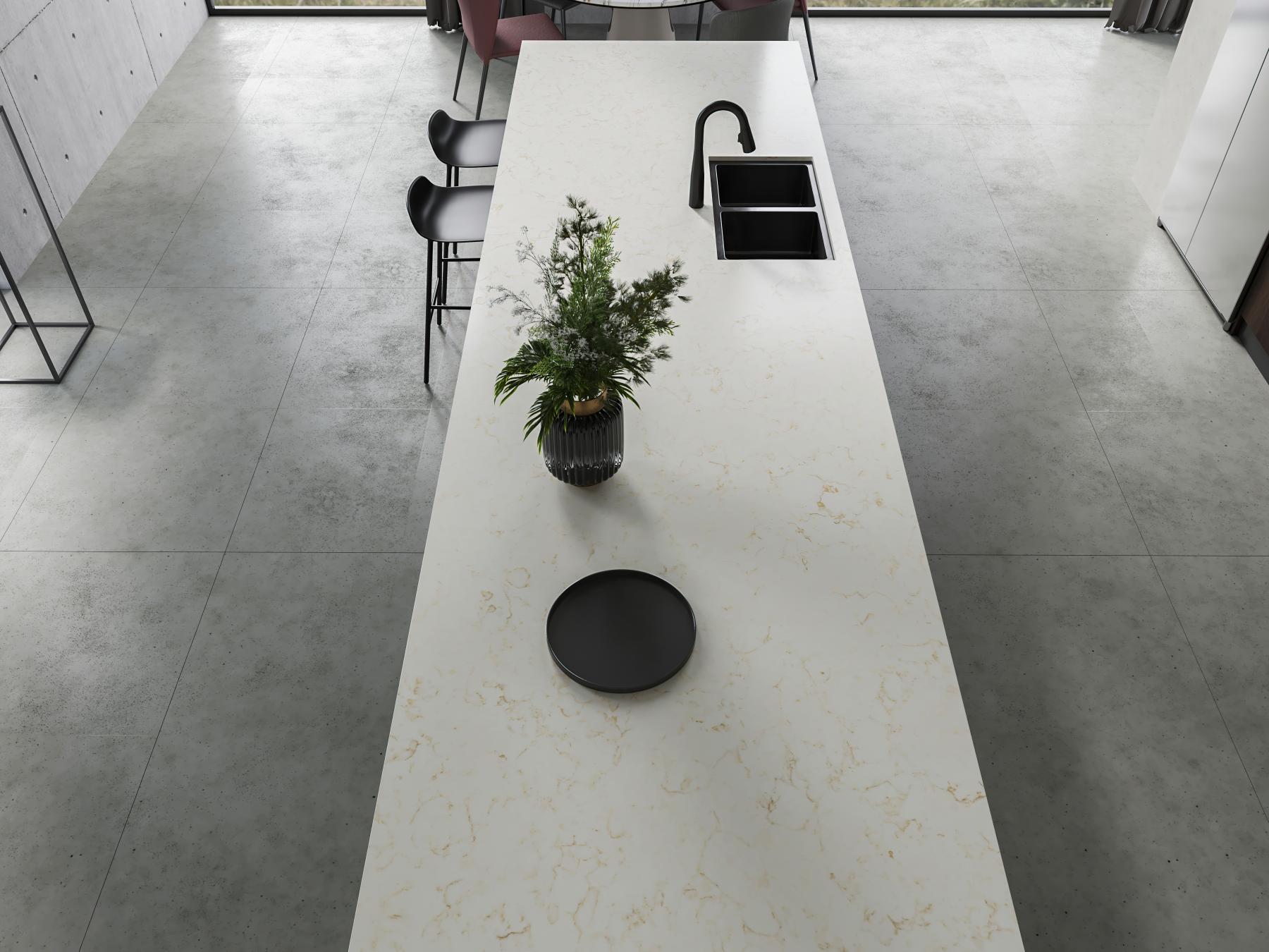 Cararra Gold polished