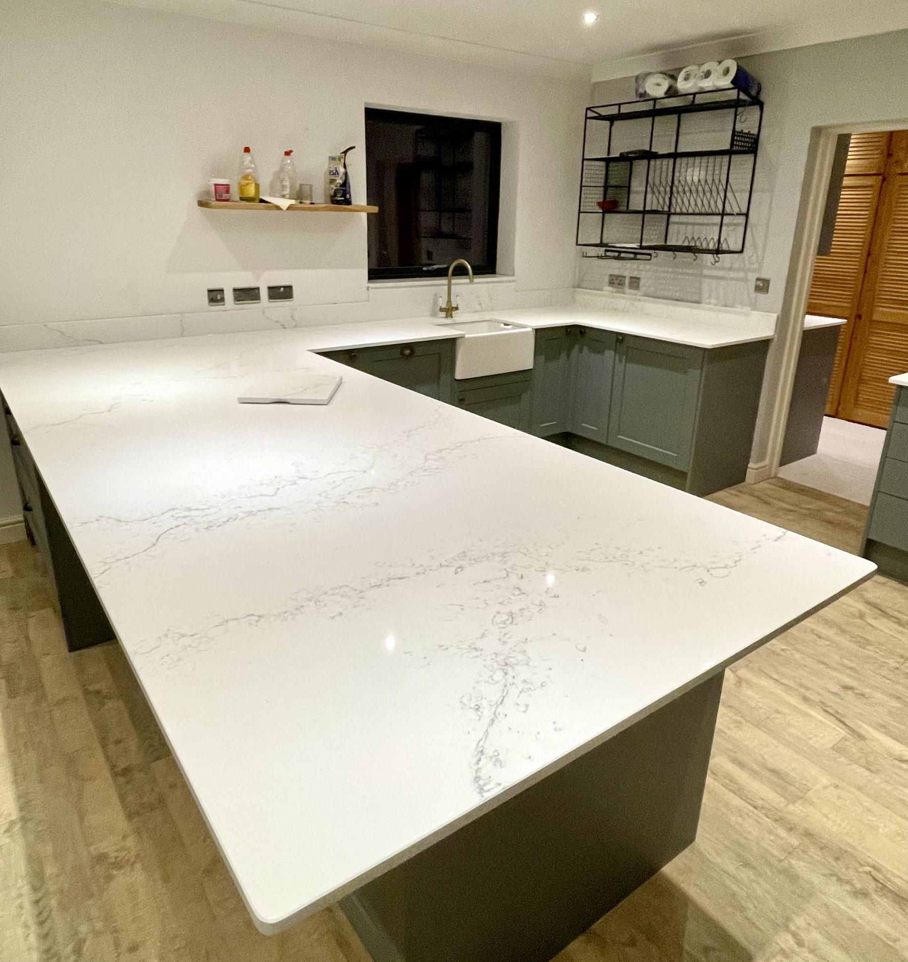 Bianco Frost peninsular.Project: Stotfold 