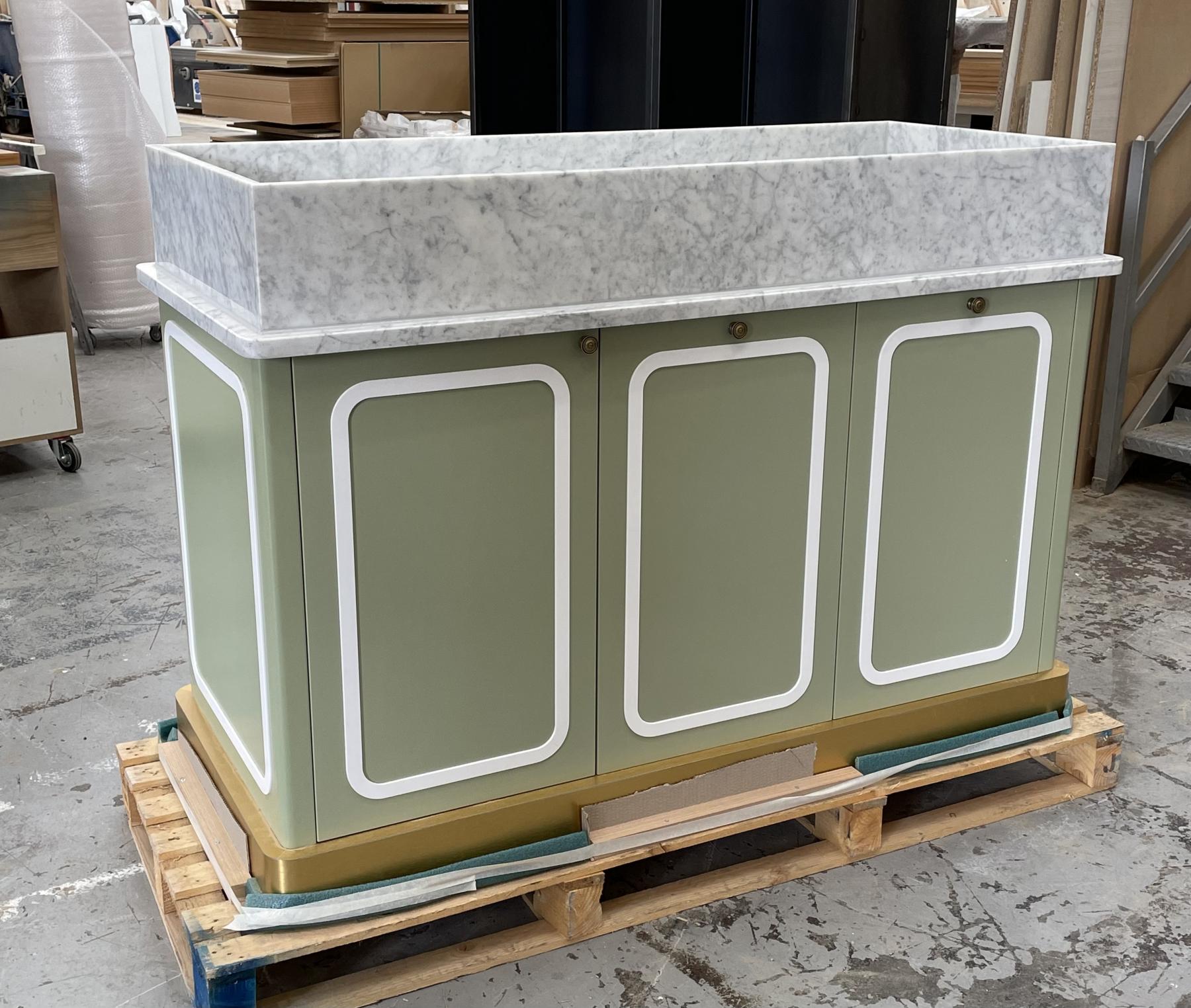 Carrara Marble Basin 