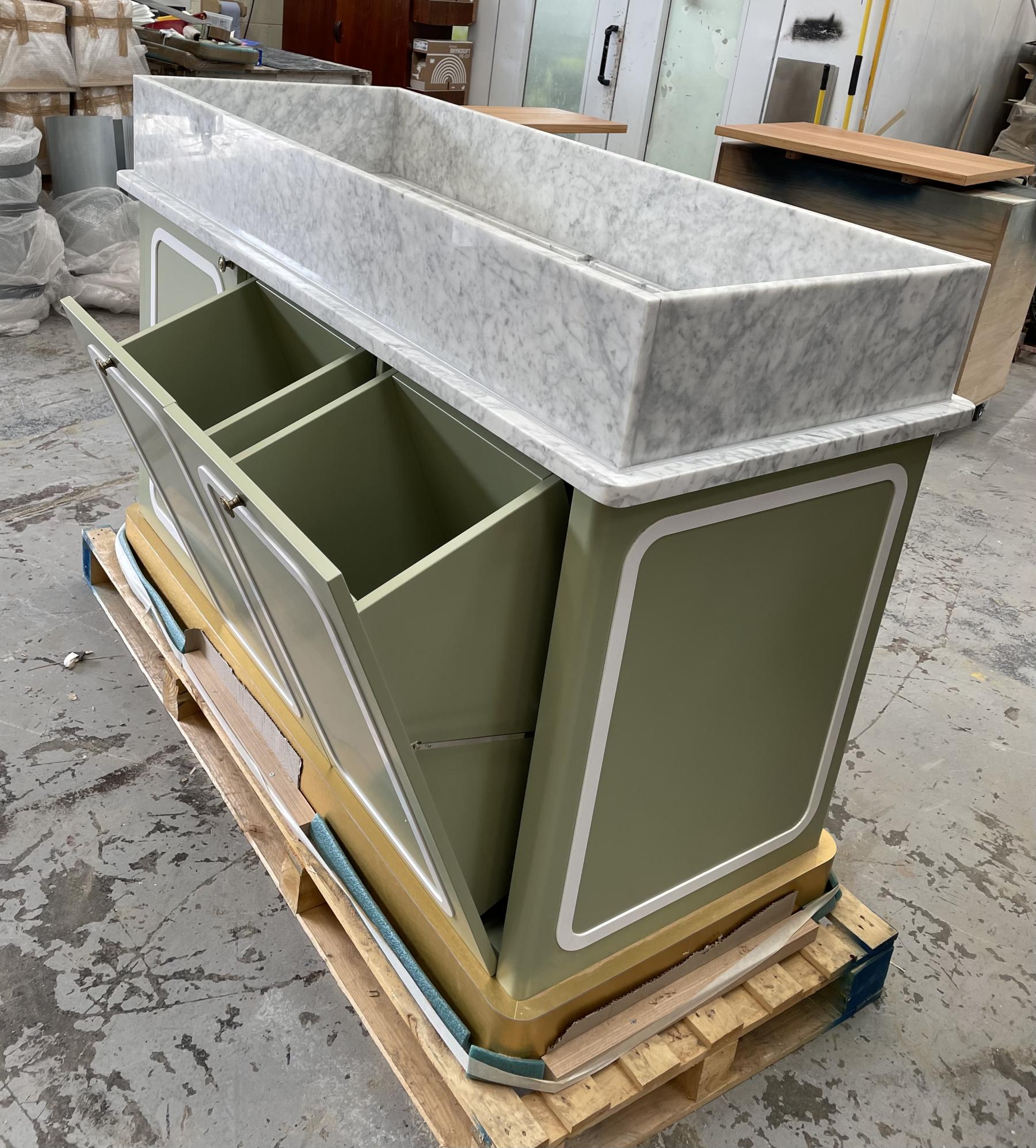 Carrara Marble Basin 