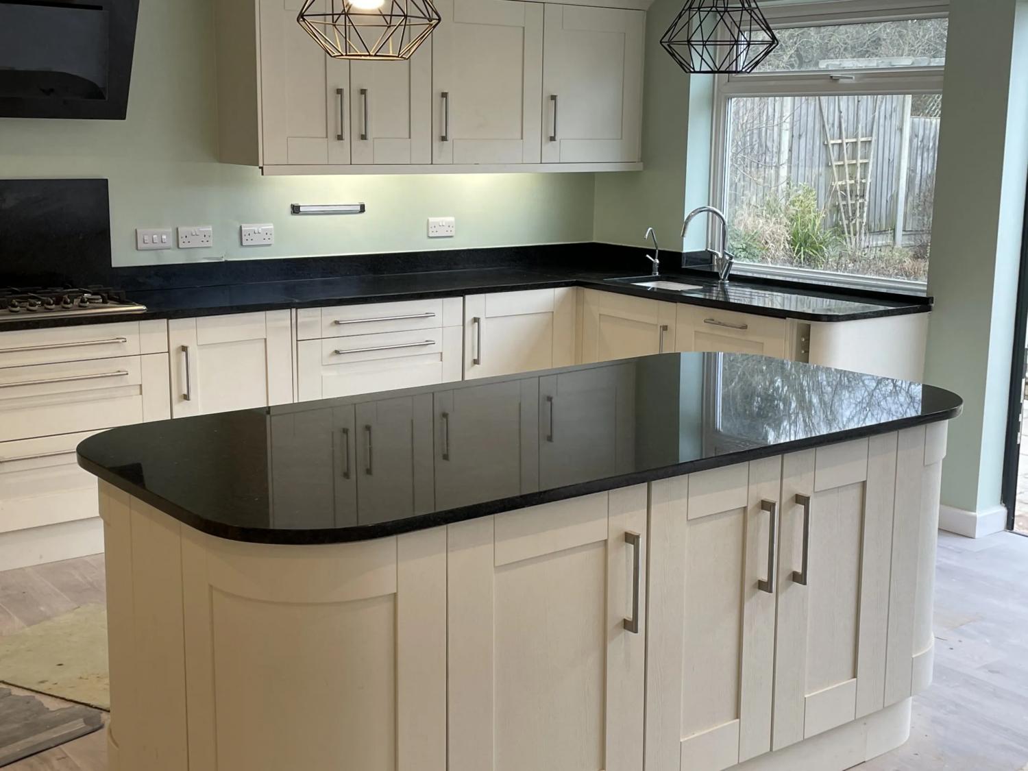 Angola Blue project: Letchworth  - Worktops and Islands Gallery -  Home Smart Systems