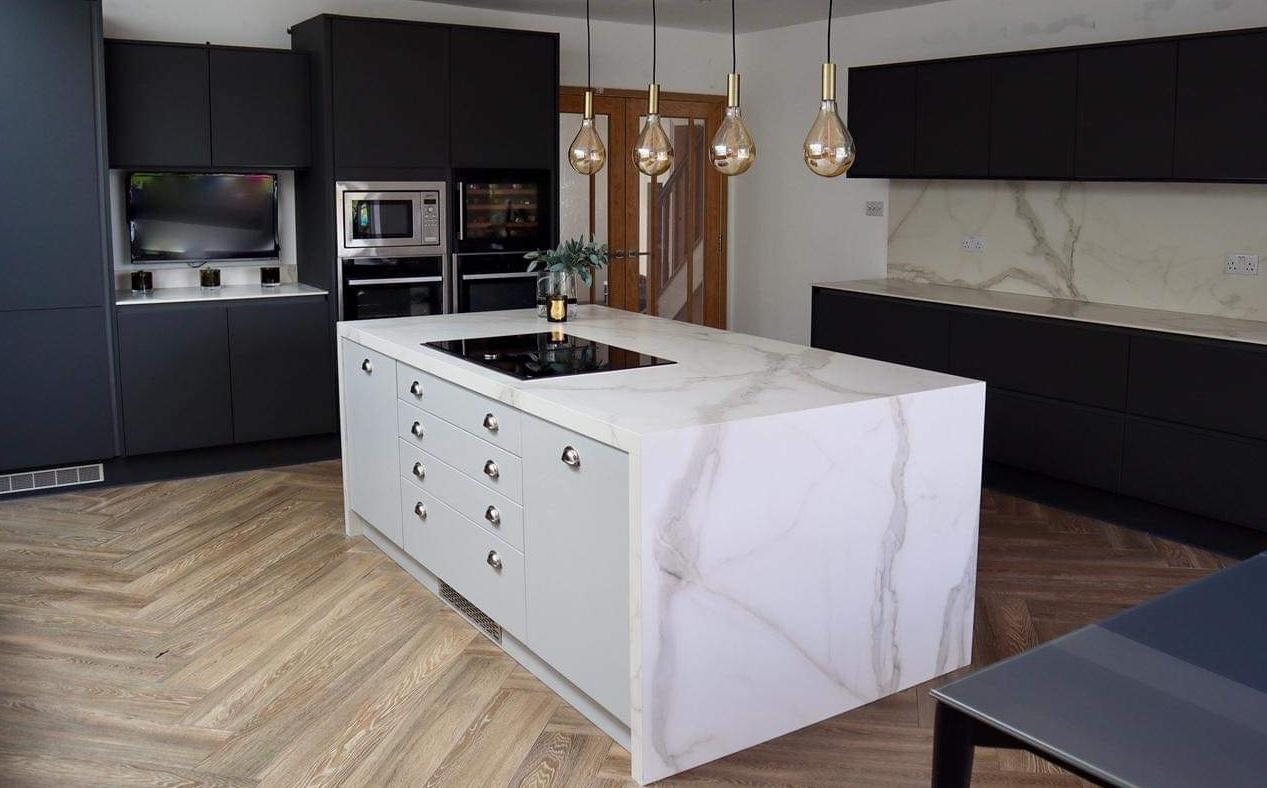 Kalos ceramic project: Letchworth  - Worktops and Islands Gallery -  Home Smart Systems