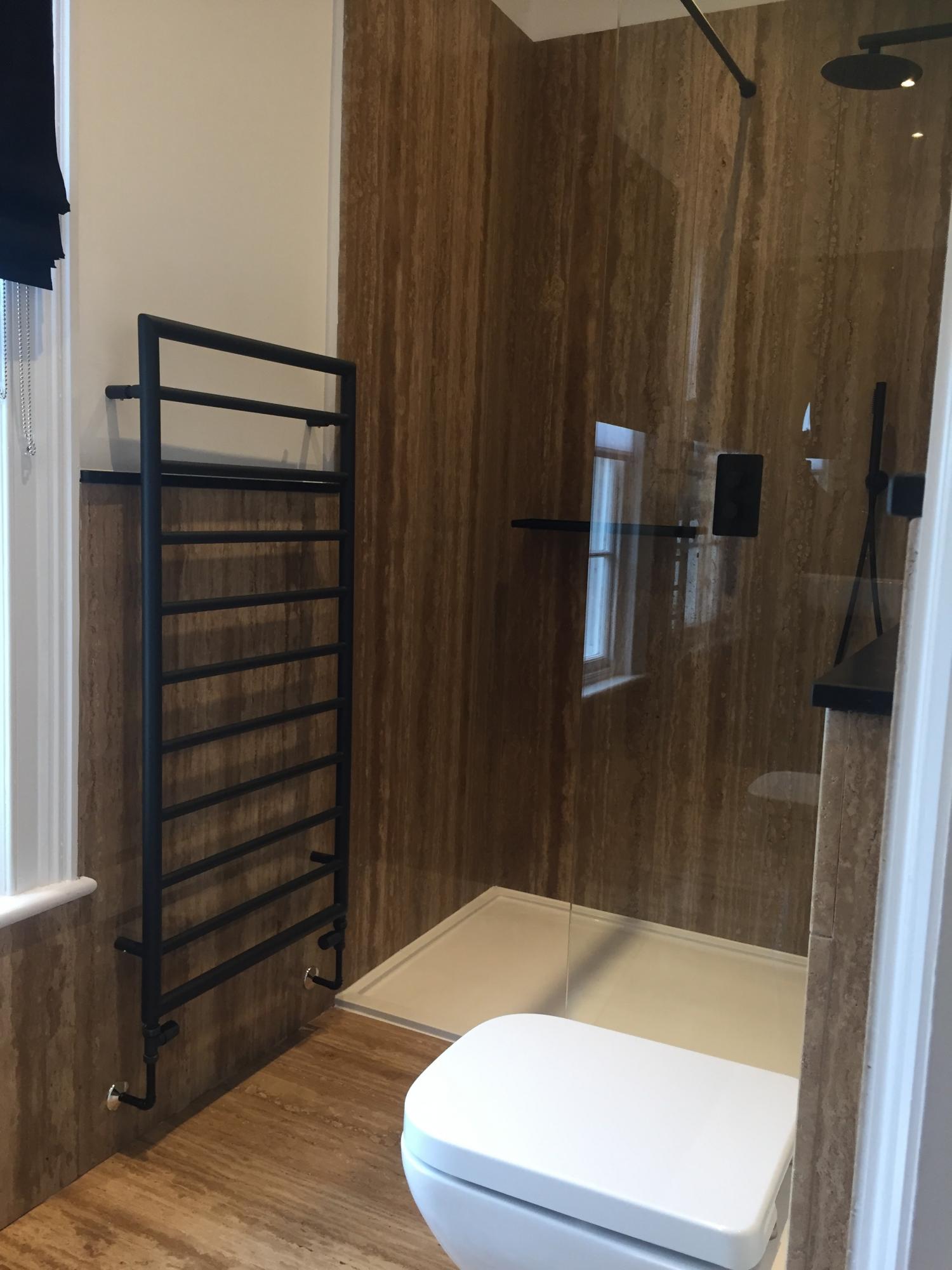 Travertine Valance Project: Ashwell  - Bathroom tops -  Home Smart Systems