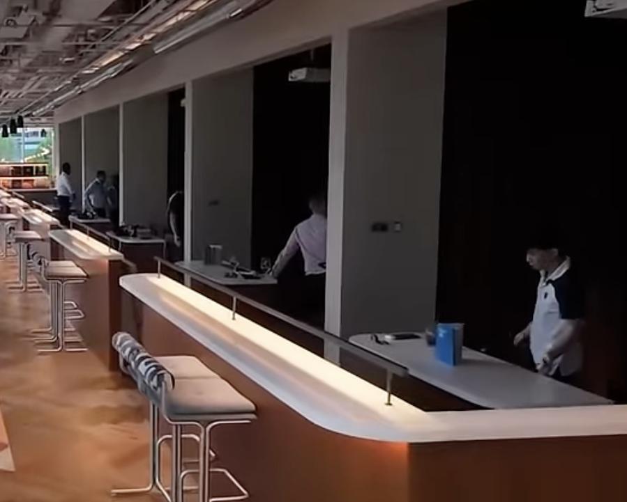 Calacatta Gold quartz Project: Canary Warth London  - Commercial projects -  Home Smart Systems